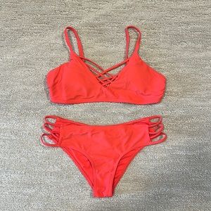 Red Hollister Bikini